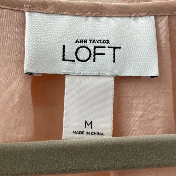 LOFT peach blouse - Picture 3 of 3